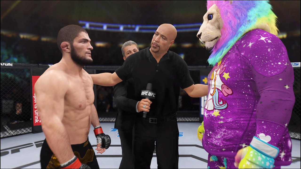 Khabib vs. Rainbow Lion - EA Sports UFC 4 🦅