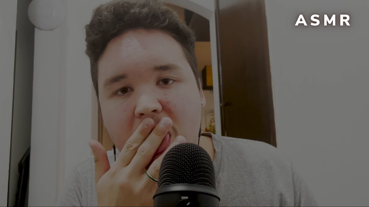 ASMR limpando o seu rosto com SPIT PAINTING