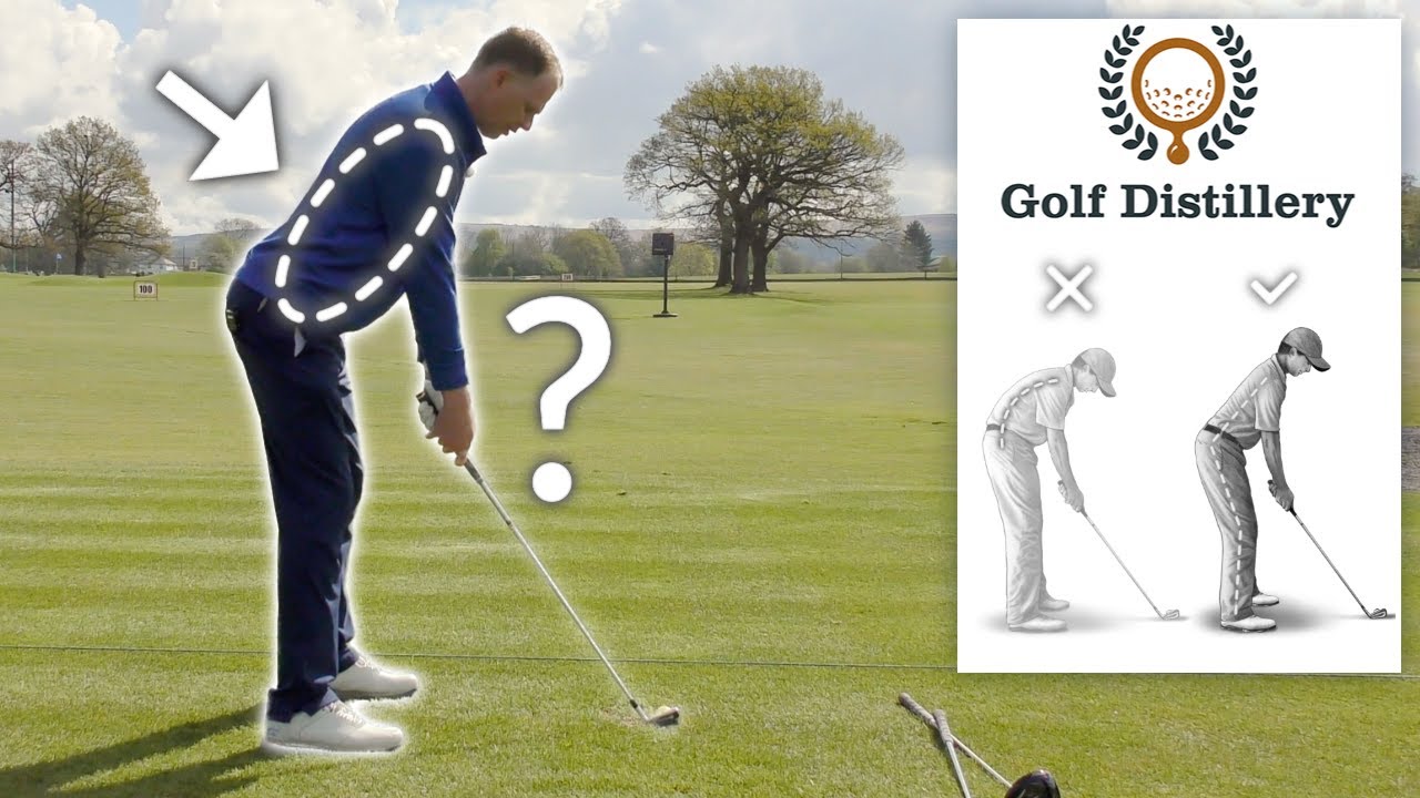 Golf Posture - How to Stand at Address with your Knees, Hips and Spine Angle
