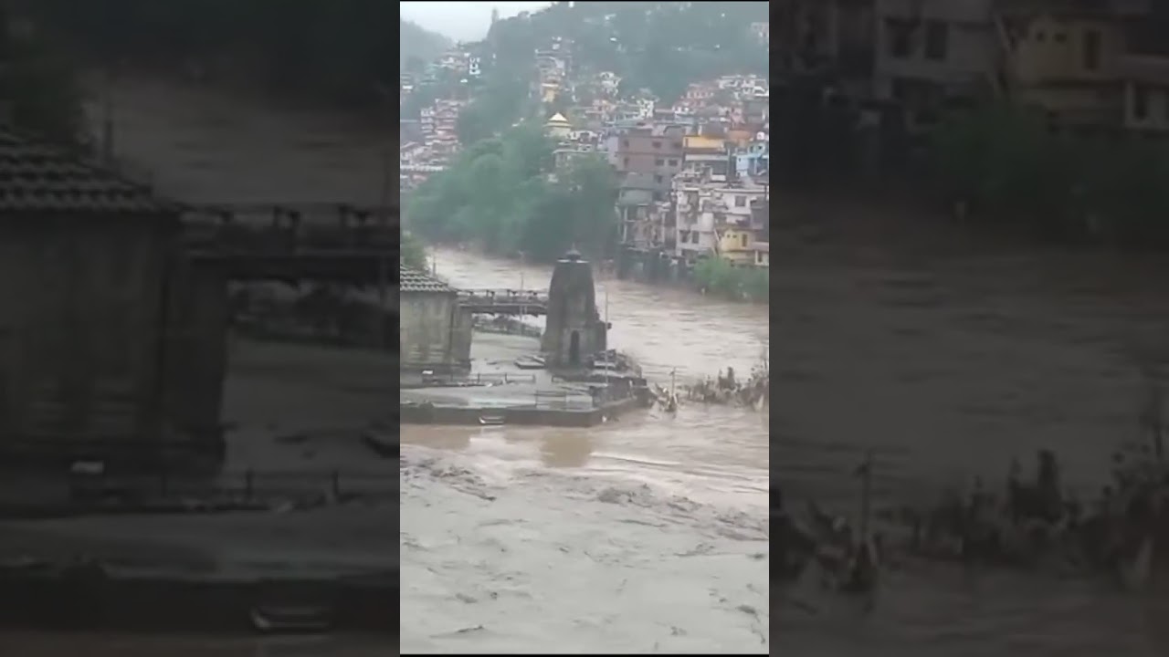 Mandi / mandi city/ flood / Vyas river  / flood in Himachal / pls share and subscribe