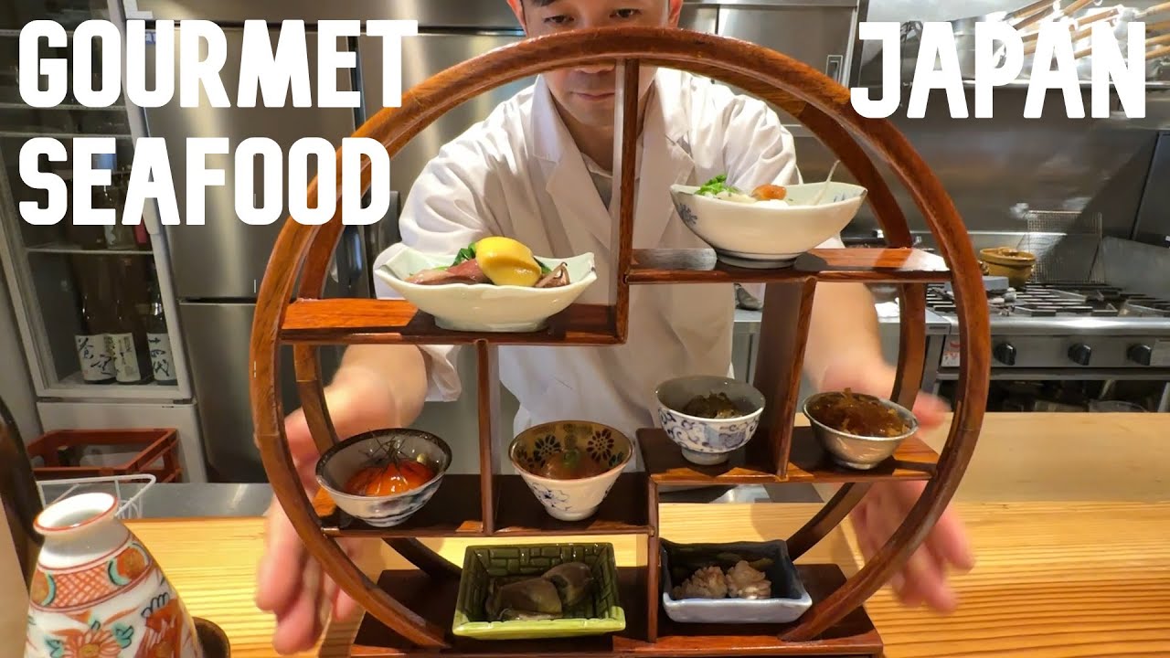 GOURMET SEAFOOD IN KYOTO, JAPAN - Traditional Japanese Kappo 海鮮割烹 京都