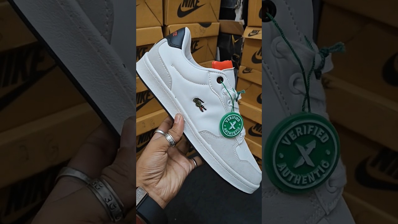 #Lacoste🐊 #White #Sneaker #Leather #Kainchy #TFH