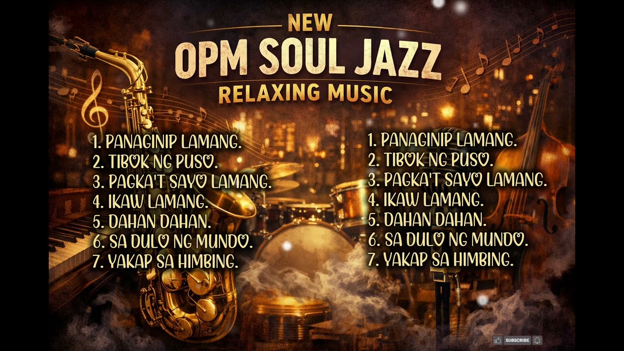 NEW OPM SOUL JAZZ, SAXO MUSIC🎷🎙️ | BY ALPHA MUSIC TV | PLEASE SUBSCRIBE