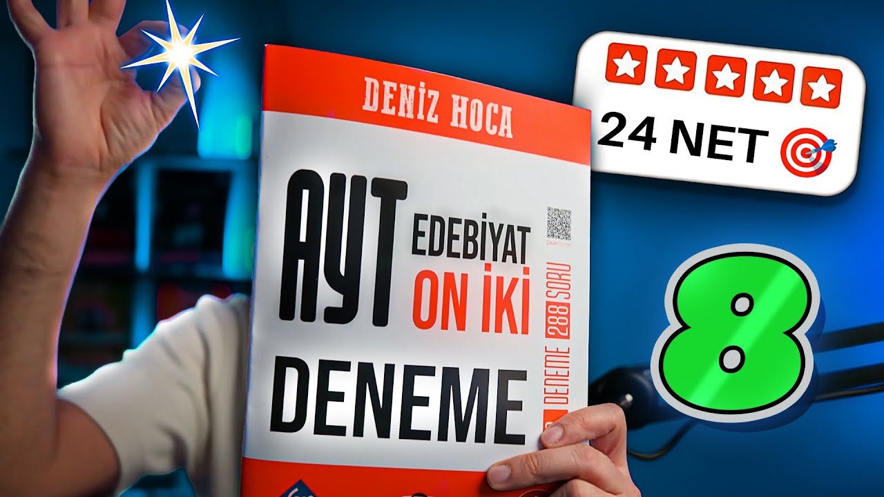 AYT EDEBİYAT DENEME ÇÖZÜMÜ 2026 / 8.DENEME / Deniz Hoca