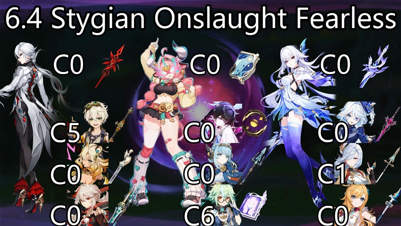 Genshin Impact 6.4. Stygian Onslaught - Fearless | Arlecchino / Varesa / Skirk