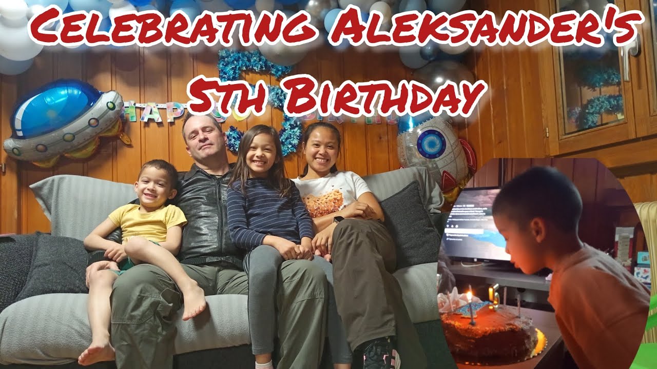 CELEBRATING ALEKSANDER'S 5TH BIRTHDAY | FILIPINO -SWISS FAMILY