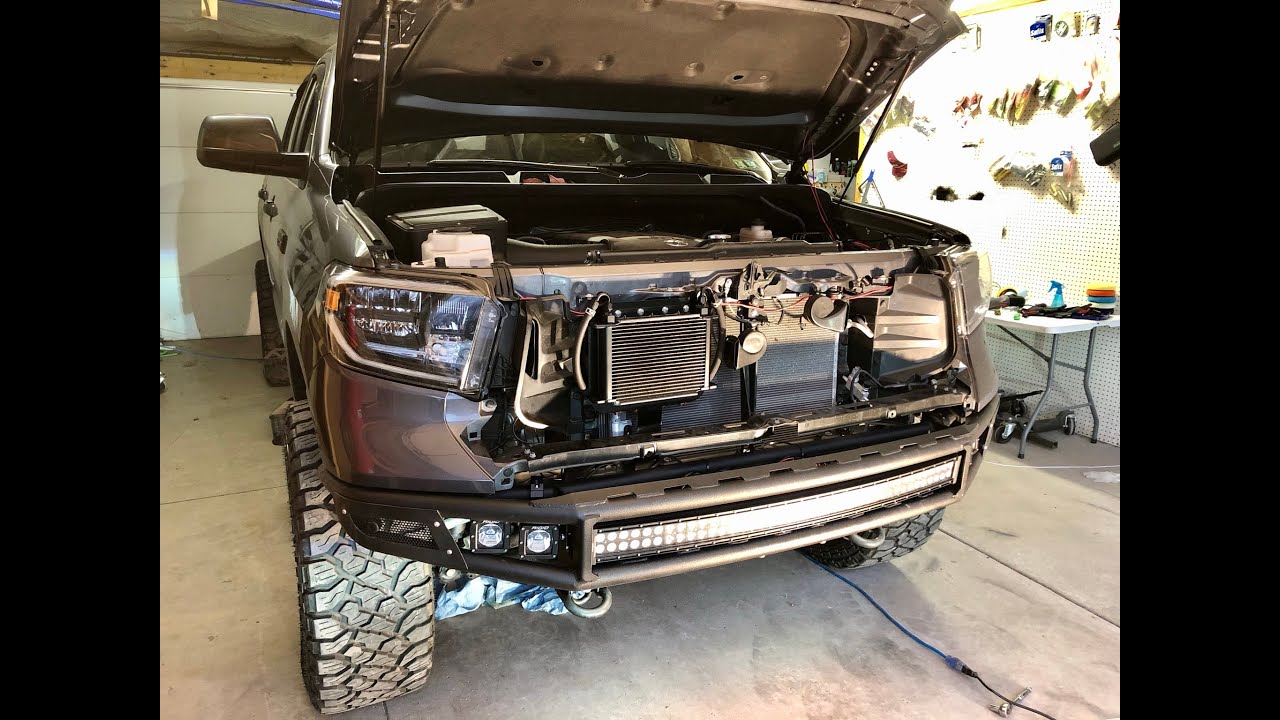 Transmission Cooler Install On 2020 Toyota Tundra