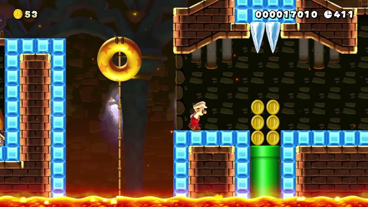 Lemmy's Glacial Garrison - Mario Maker 2 Custom Level