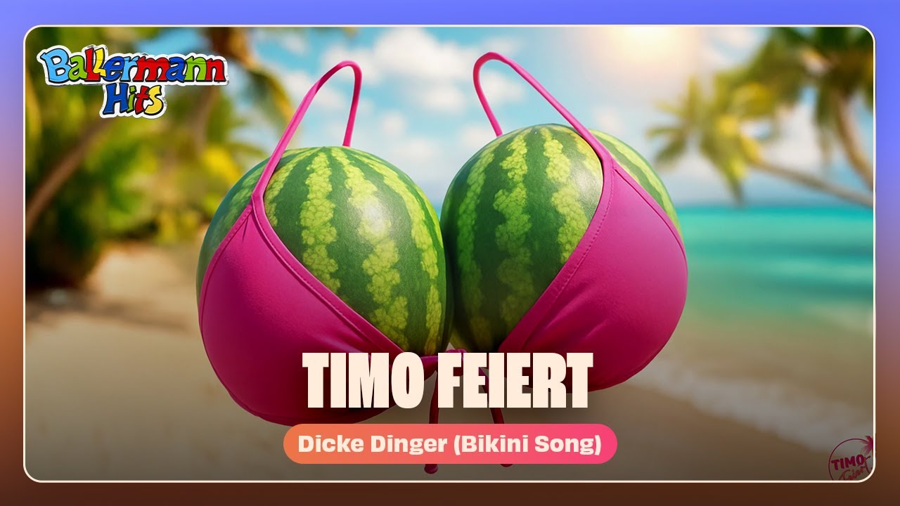 Timo Feiert - Dicke Dinger (Bikini Song) (Offizielles Lyric Video)