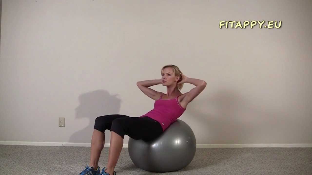 Ćwiczenia Fitness z piłką  ★ Nogi, Brzuch, Ramiona, Pośladki i plecy - szybkie i skuteczne