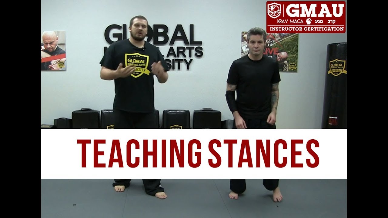 Krav Maga Instructor Course - Teaching Stances