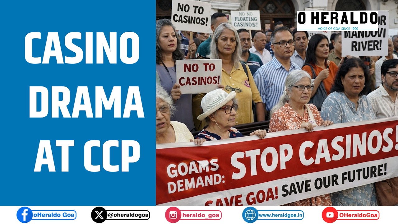 CASINO SLIP – Mayor gives the slip, Valmiki lifted out of CCP hall