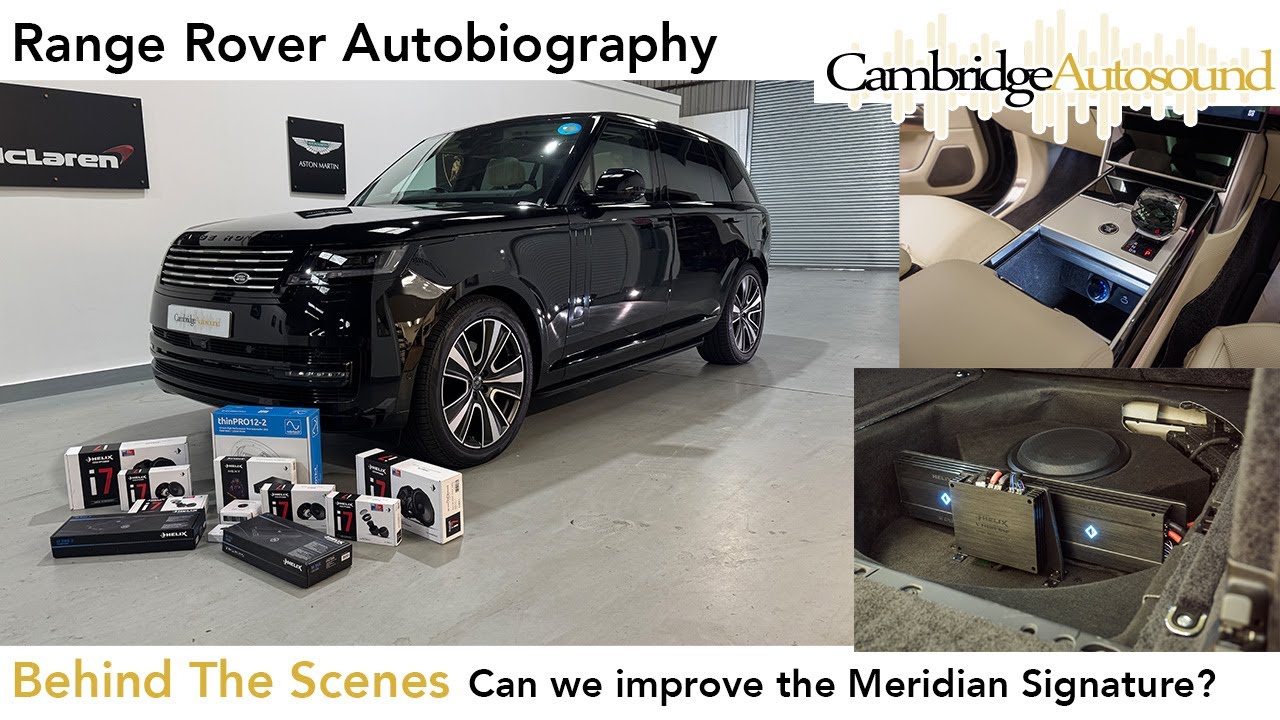 Обновление аудиосистемы Range Rover Meridian Signature. Вам ДЕЙСТВИТЕЛЬНО нужны 37 динамиков в ма...