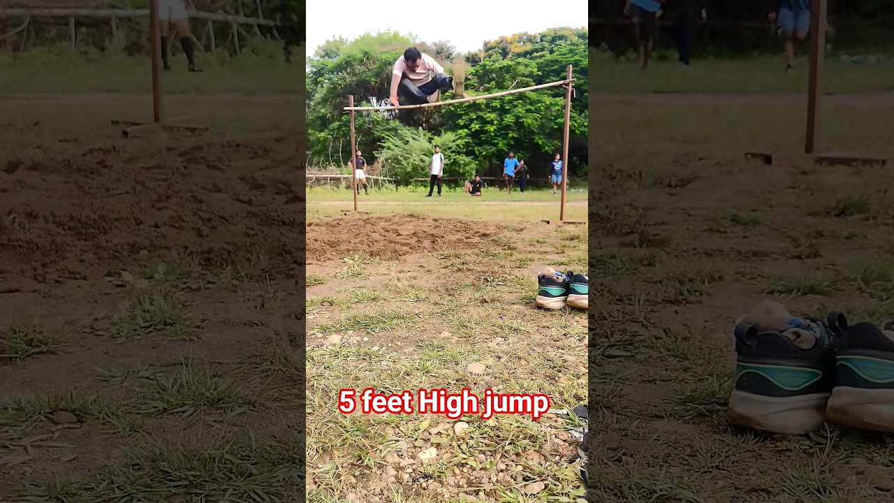 High Jump 5 feet jump 