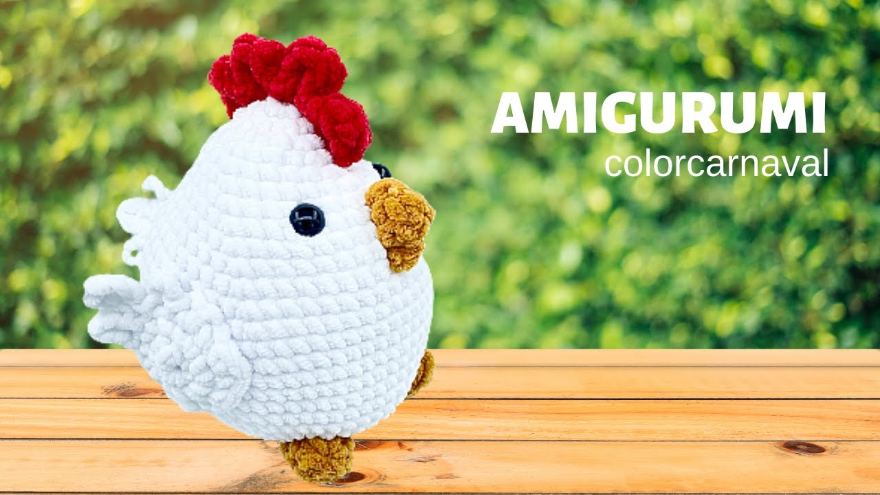 пасхальный цыпленок крючком амигуруми синель