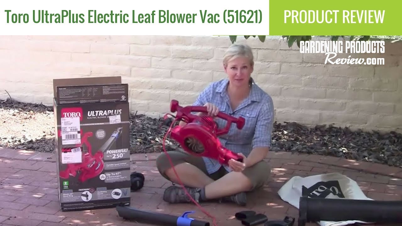 Toro UltraPlus Electric Leaf Blower Vac (51621): Product Review | Gardening Products Review