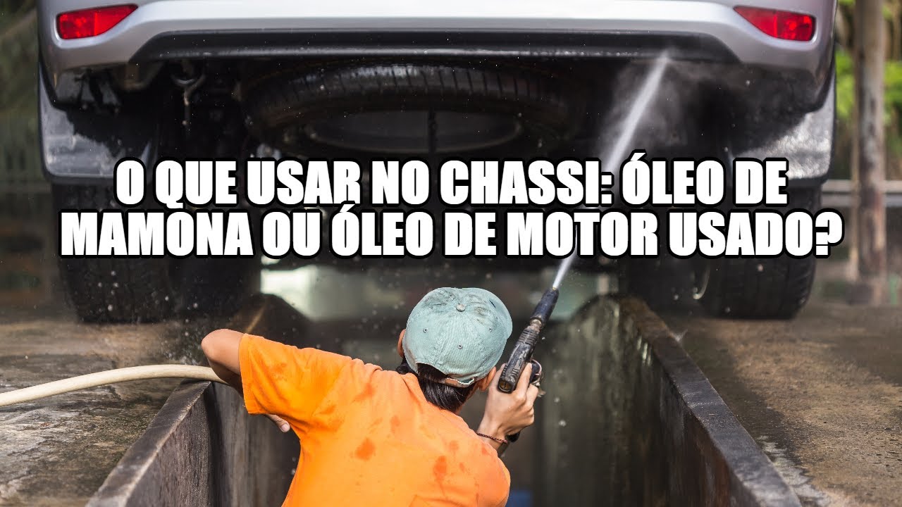 O que usar no chassi: &oacute;leo de mamona ou &oacute;leo de motor usado?