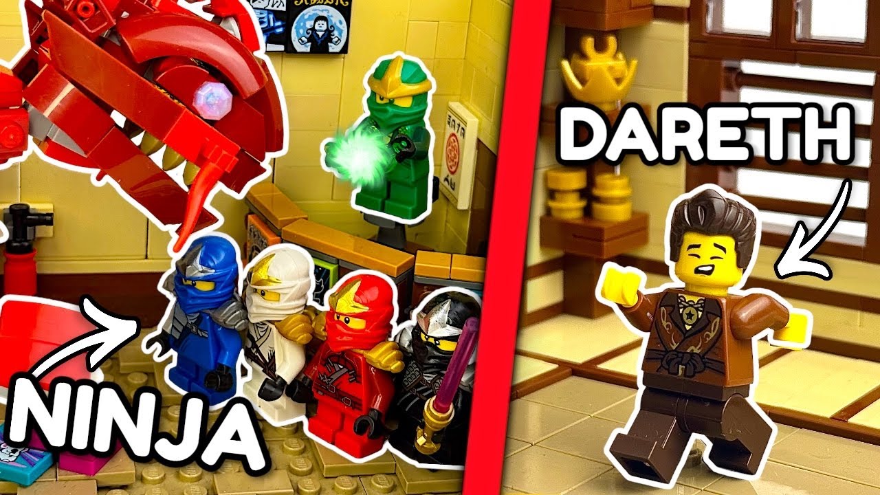 BUDUJE MAKIETY DLA WYLOSOWANYCH MINIFIGUREK Z LEGO NINJAGO