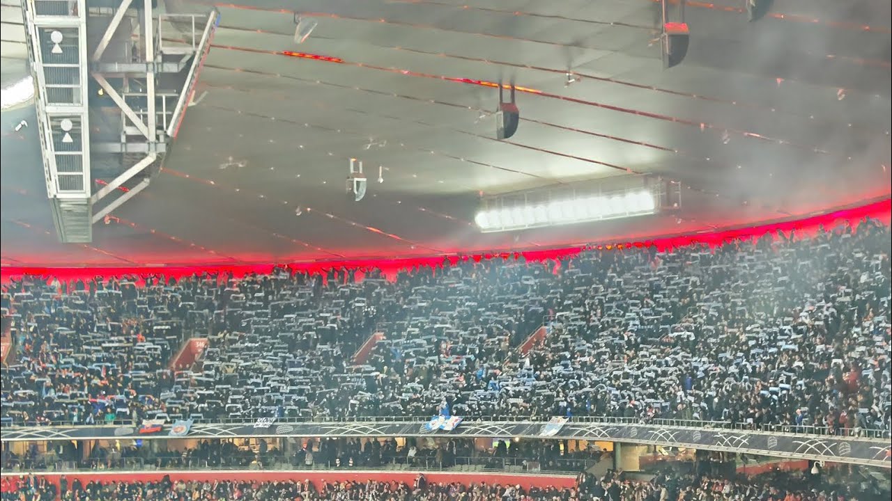 Slovan Bratislava fans in Munich (29.01.2025)