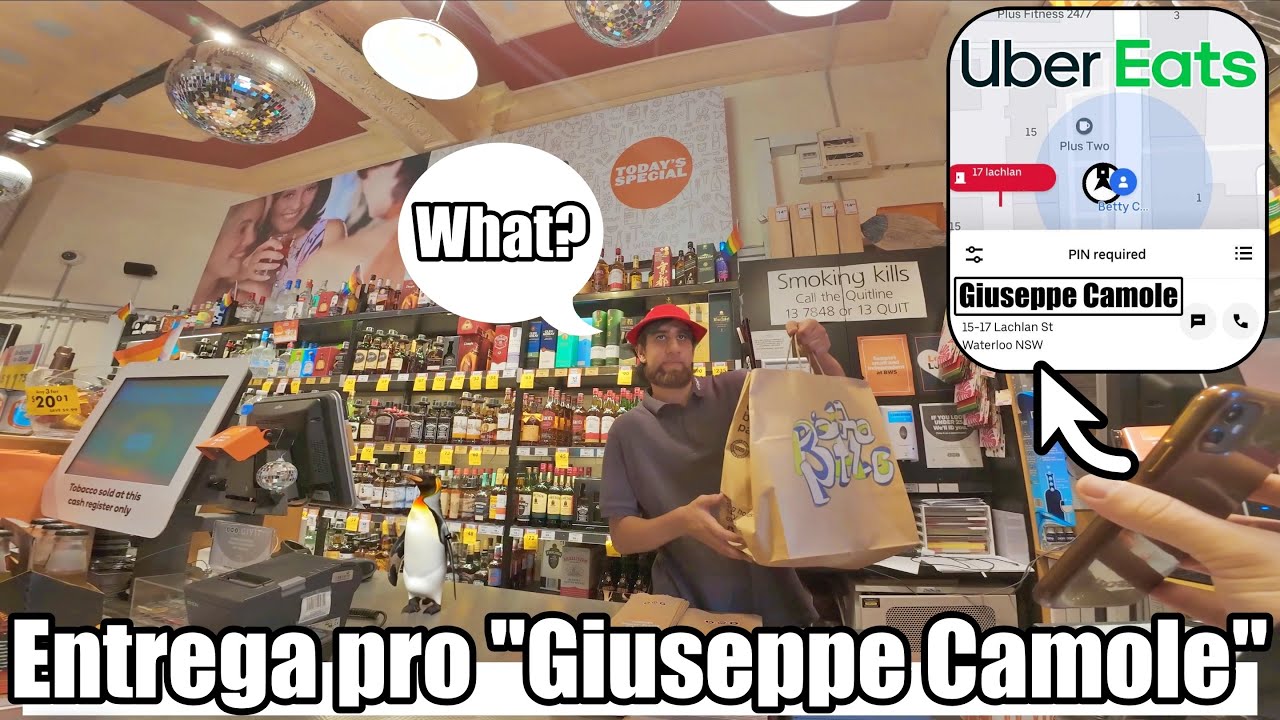 Lá Ele! Cliente Com Nome Peculiar | Fazendo Uber Em Sydney Austrália 🦘