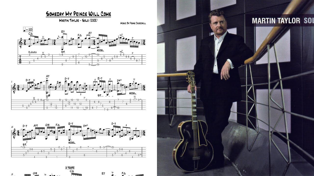 Martin Taylor - Someday My Prince Will Come (Transcription)