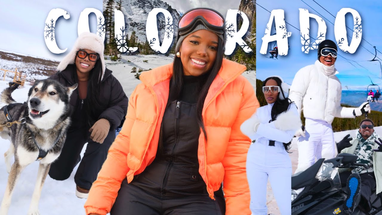 JAMAICANS FIRST TIME IN COLORADO | Skiing + Dog Sledding + Falling off Snow Mountain