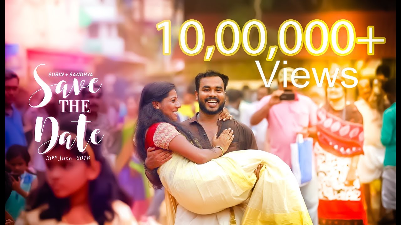 Kerala Best Thrissur Pooram Save The Date Wedding Highlights | Subin & Sandhya | Kaanthaa Njaanum