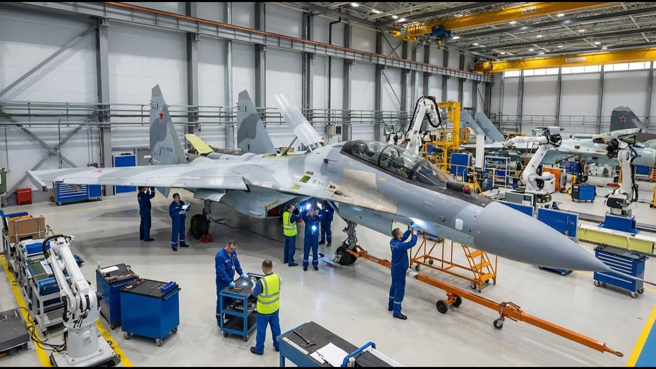 Su-35 Final Assembly: Critical FOD Sweep Inspection & Permanent System Closure Check