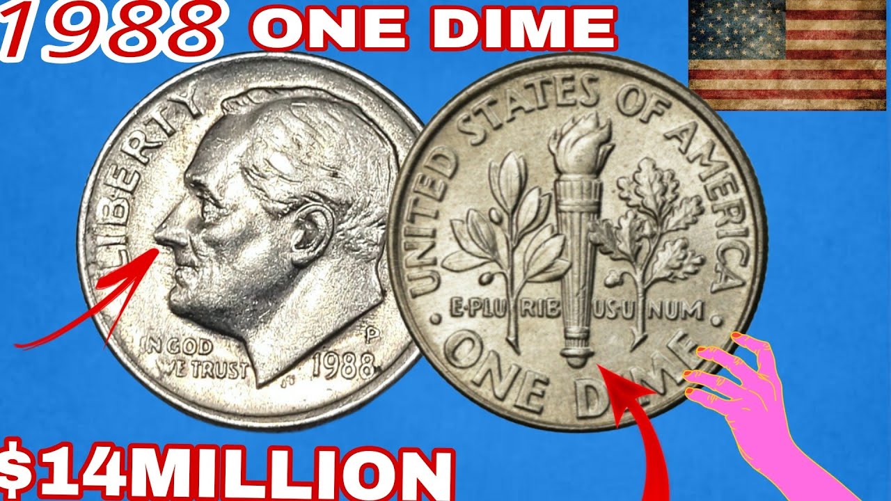 1988 One Dime Coin Value Revealed | Rare Errors, Mint Marks & Hidden Treasure