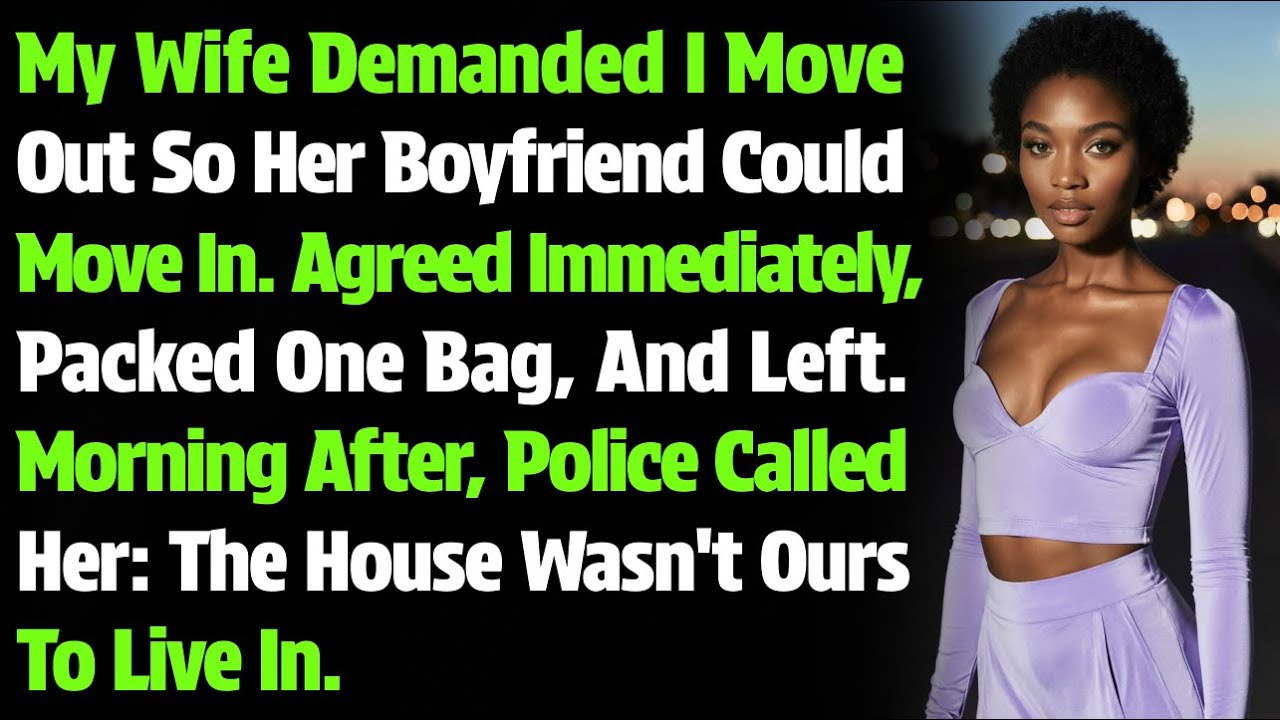 My Wife Demanded I Move Out So Her Boyfriend Could Move In. I Agreed Immediately, Packed One…