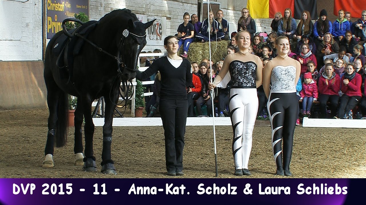 Anna-Katharina Scholz & Laura Schliebs - 11 - Deutscher Voltigierpokal Hohenhameln 2015