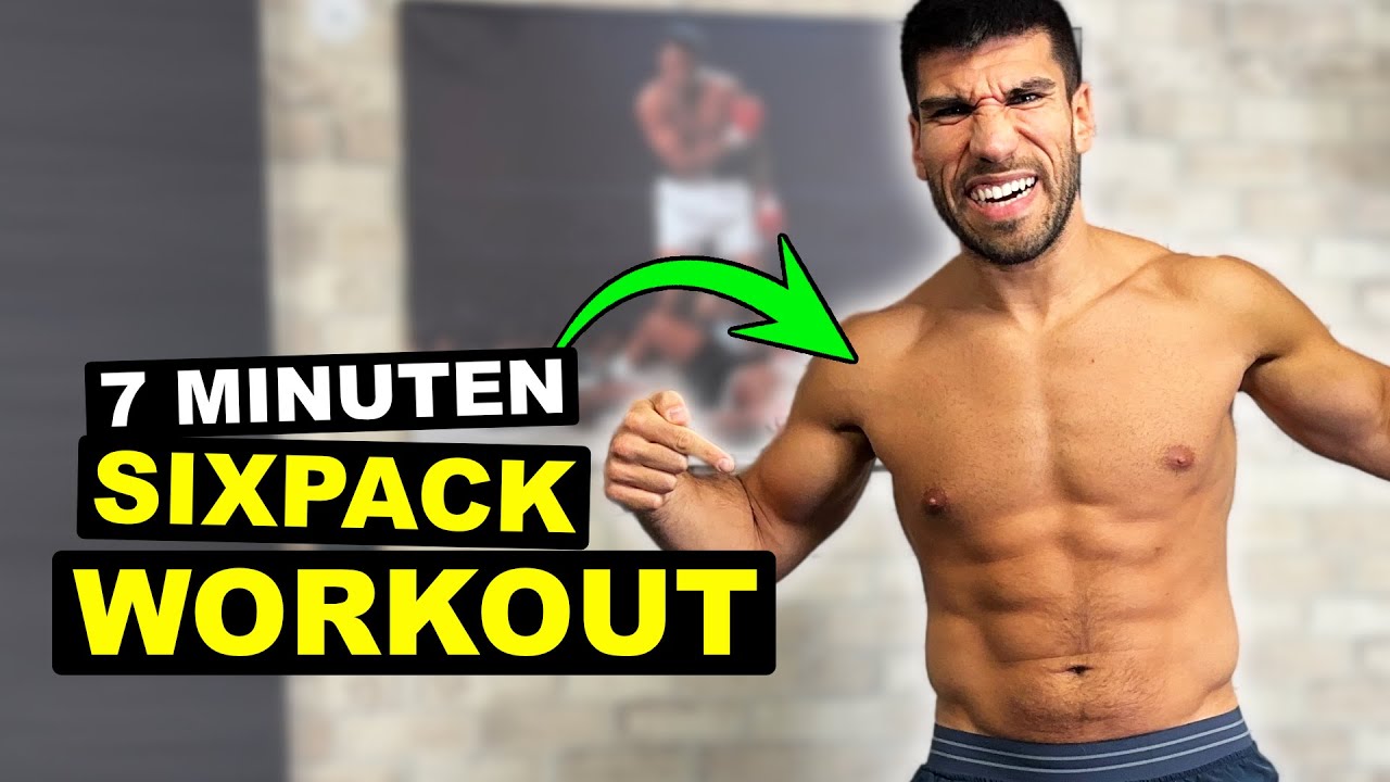 Das ultimative 7 Minuten Sixpack Workout für zu Hause🔥