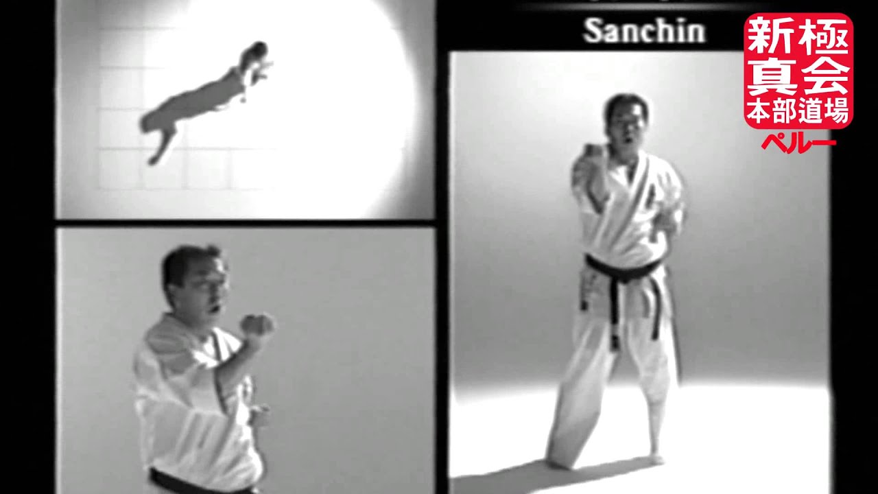Shinkyokushin Kata - Sanchin + Zoom + Slow motion