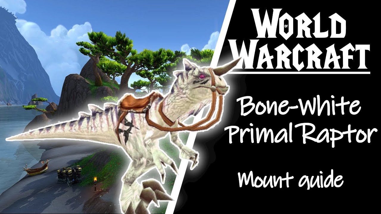 How to get the Bone-white Primal Raptor Mount guide - Pandaria mount guides