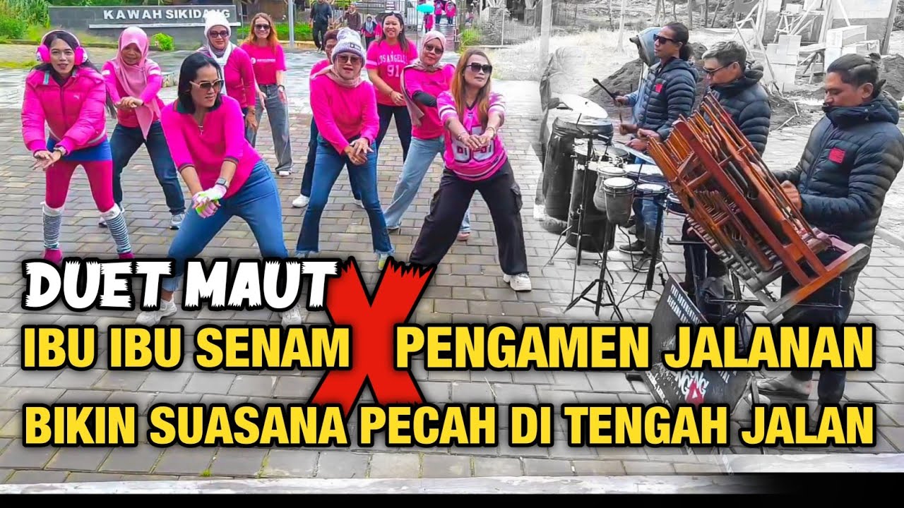 BUKIT BERBUNGA - WEDHUS | PENGAMEN ANGKLUNG JALANAN DIENG Kawah Sikidang 