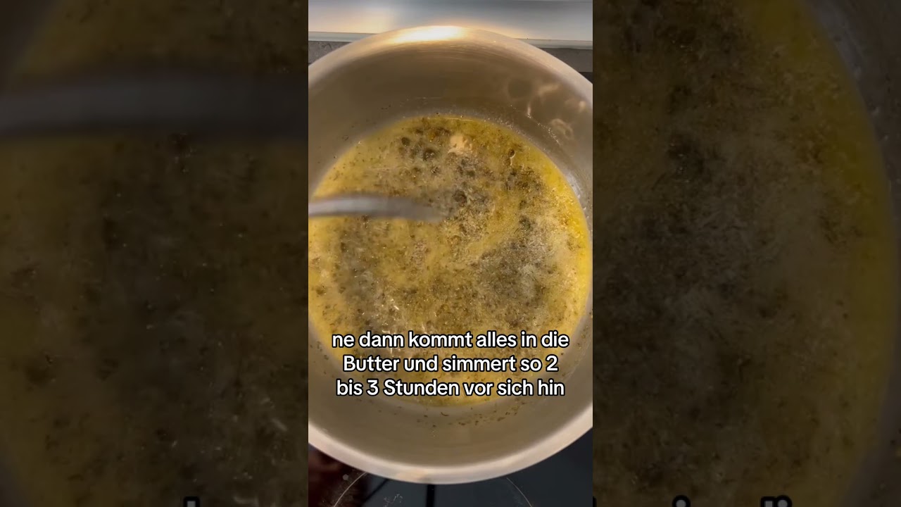 So einfach geht Cannabutter: Rezept und Anleitung zum selber machen. #baking #recipe #cannabisdaily