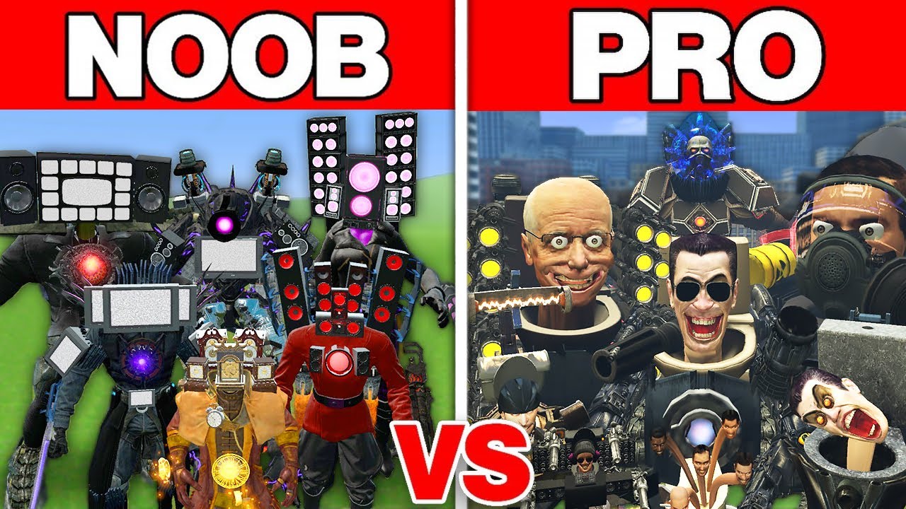 NOOB SKIBIDI TOILET ORDU VS PRO TITAN ORDU - Garry's Mod
