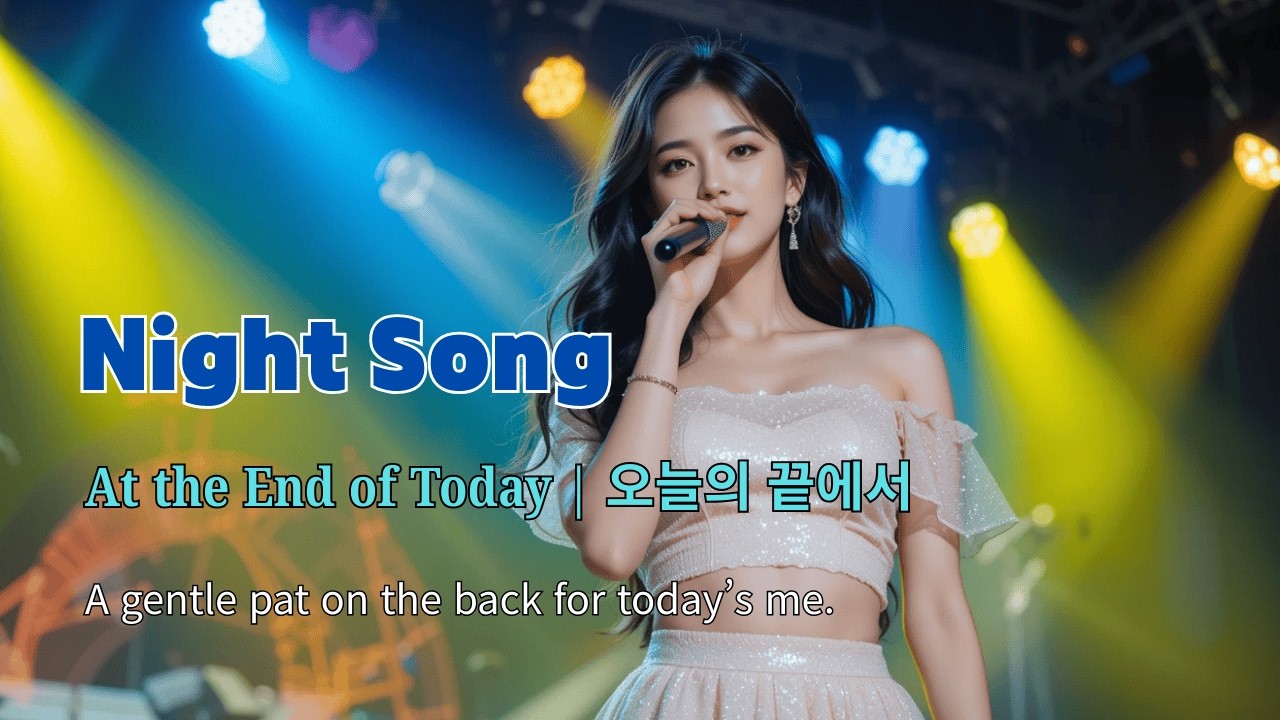 🎤Night Song #02 – A gentle pat on the back for today’s me. | At the End of Today (English Subtitles)