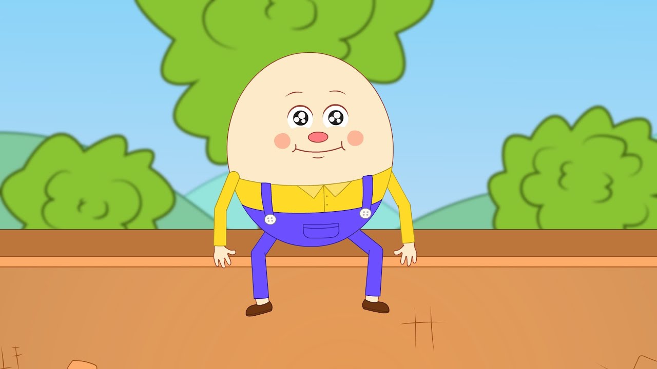 Humpty Dumpty Sat On A Wall | Best Nursery Rhymes for Children