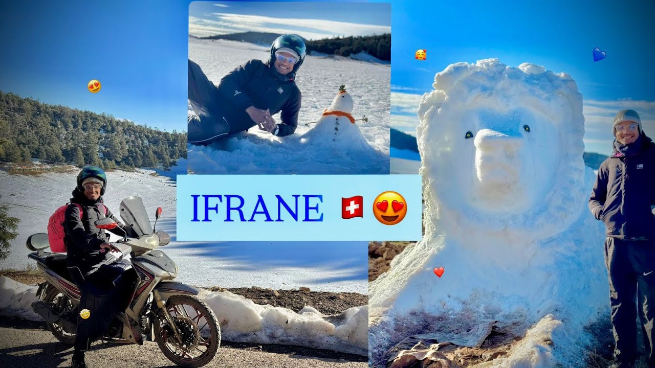 رحلة من القنيطرة إلى إفران بالموطور ( دوزنا الليل فالخنيفرة ) 😍 مناظر خيالية فحال سويسرا 🇨🇭🤩