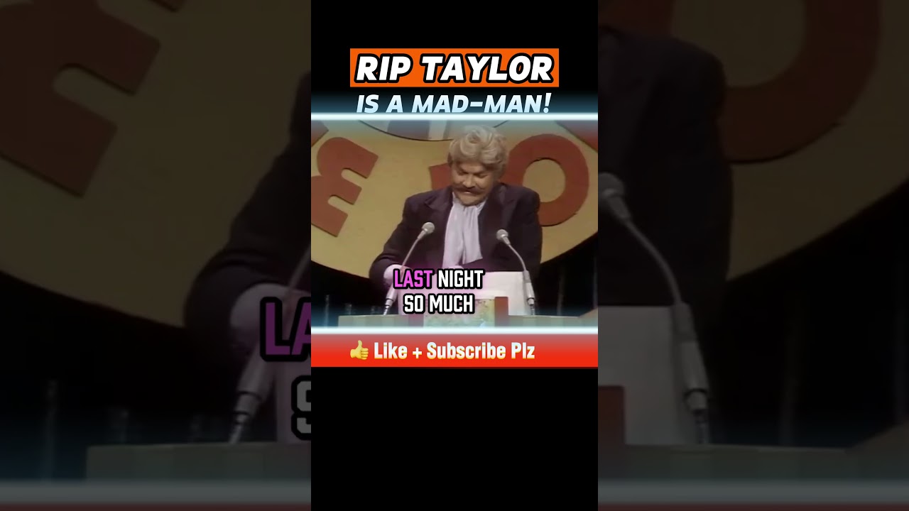 Rip Taylor, MAD MAN, Roasts Vincent Price, Zsa Zsa Gabor, & Dean Martin! Classic TV chaos! 