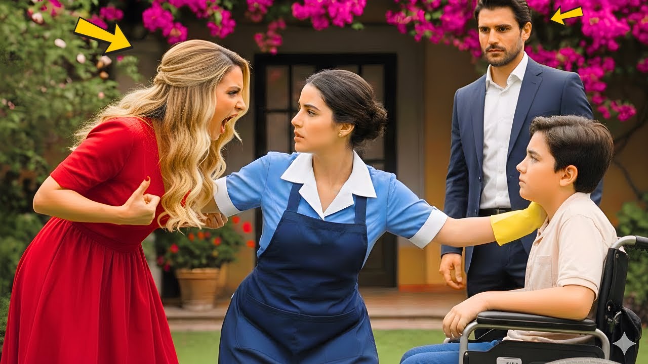 Un millionnaire surprend une femme de ménage protégeant son fils handicapé et découvre la vérité