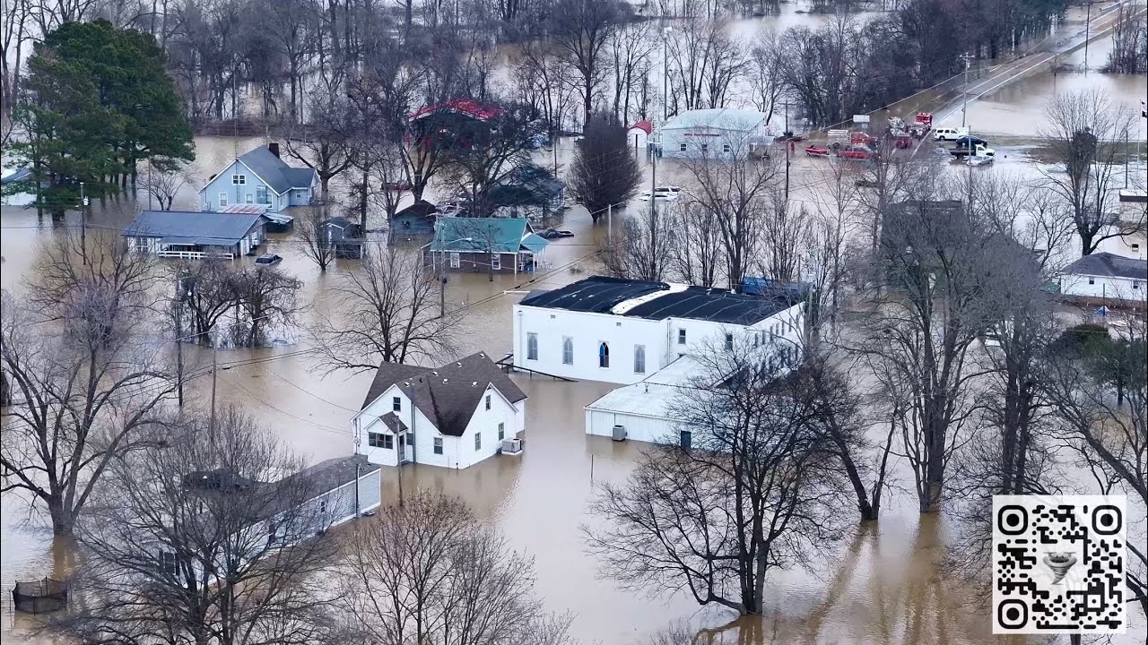 Levee Break Floods Town!! Historic Flooding in Tennessee and Kentucky - February 2025