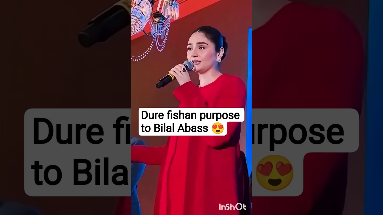 durefishan or Bilal Abass #bilalabbaskhan got married soon😍😍#actresss
