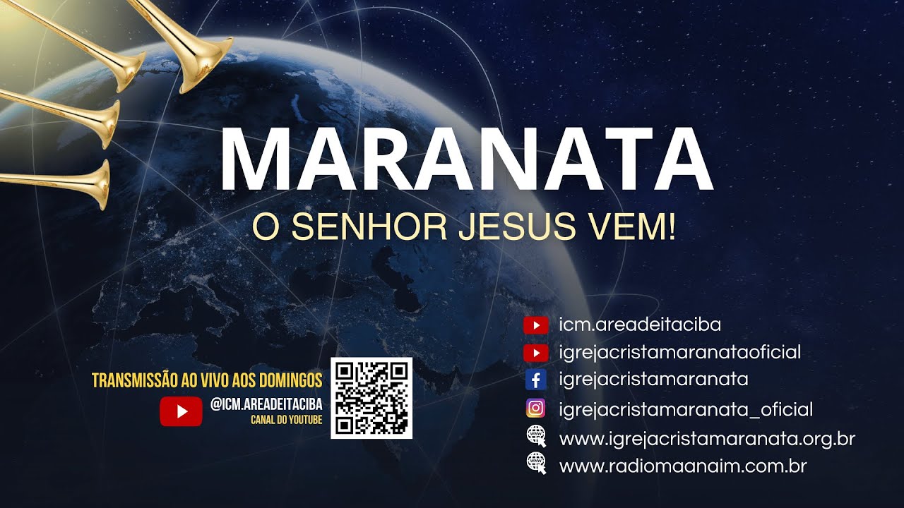 🔴 Culto de Domingo – 08/02/2026 às 19h | Igreja Cristã Maranata – Área de Itacibá