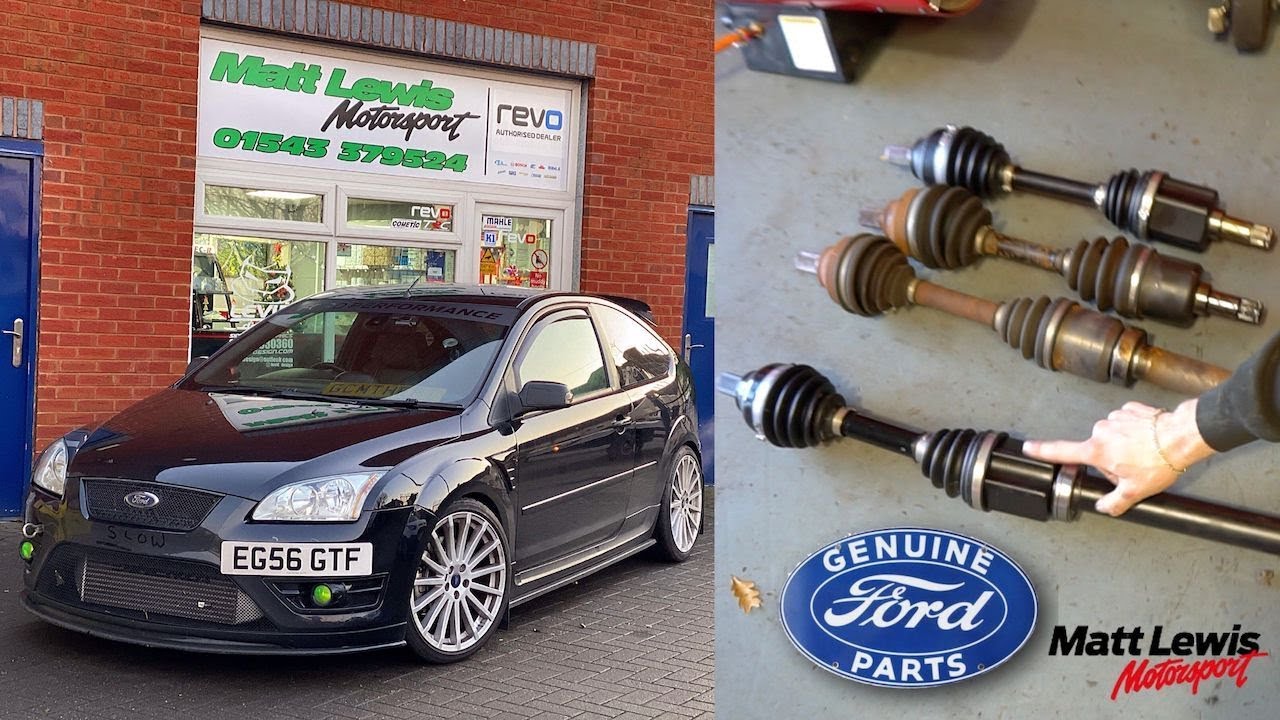 FOCUS ST VIBRATION/WOBBLE COMPLETELY FIXED USING ** GENUINE FORD  ** DRIVESHAFTS.