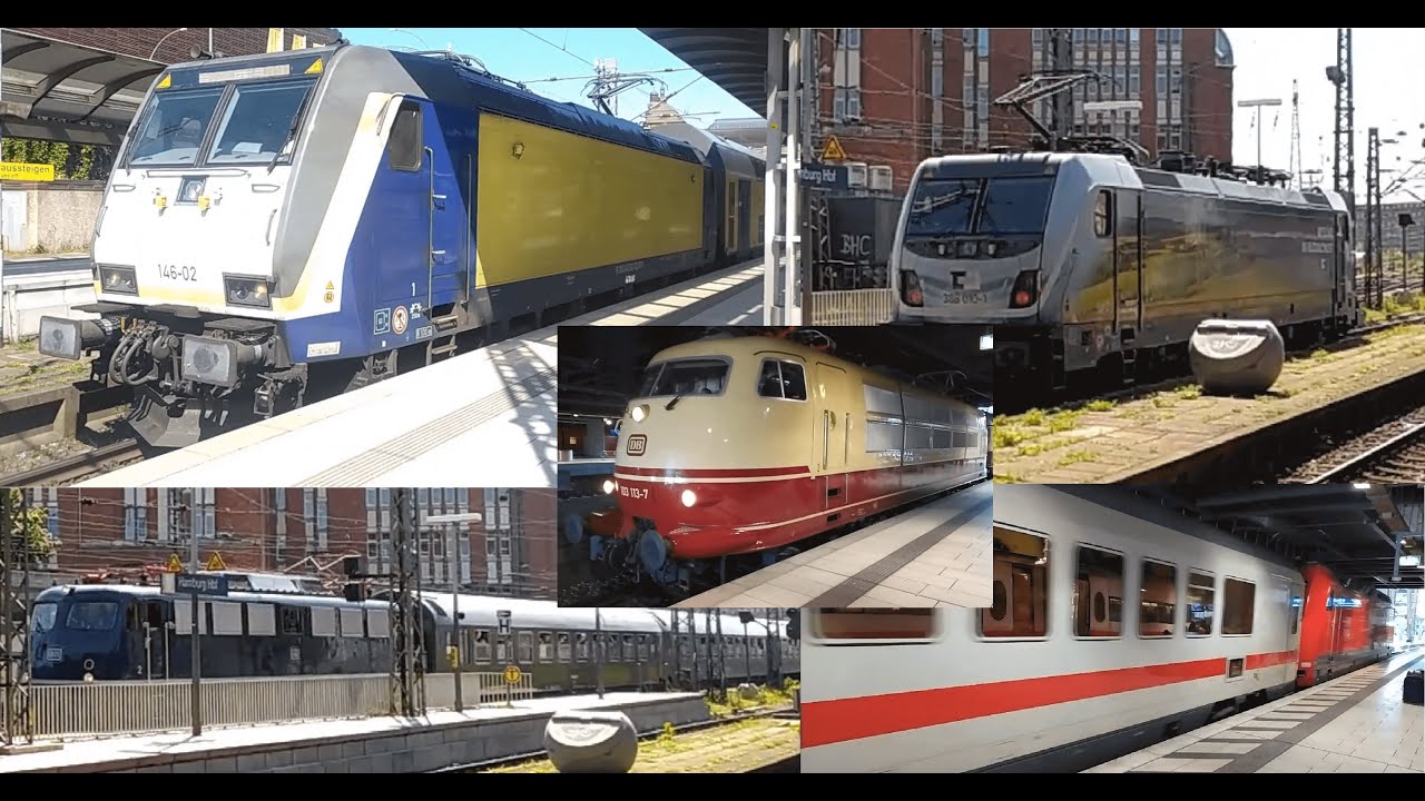 [11.05.2024] Züge am Hamburger Hauptbahnhof mit Sonderzügen am 835. Hafengeburtstag