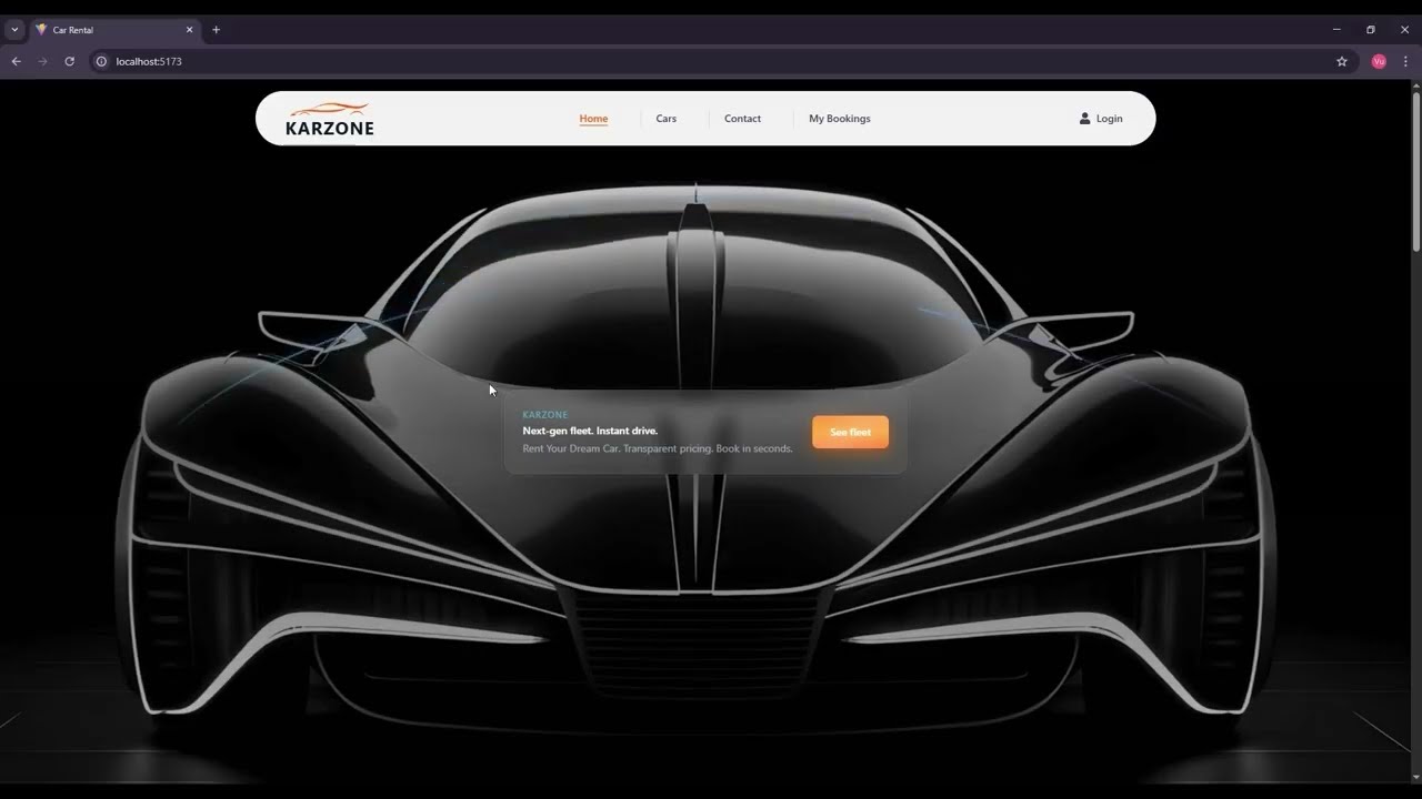 Создание полноценного веб-сайта по прокату автомобилей с использованием ReactJs  (2025)
