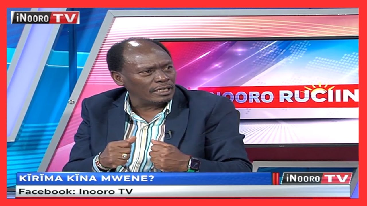 KĨRĨMA KĨNA MWENE? Mũgambo wa William Kabogo thĩinĩ wa #iNooroRũciinĩ