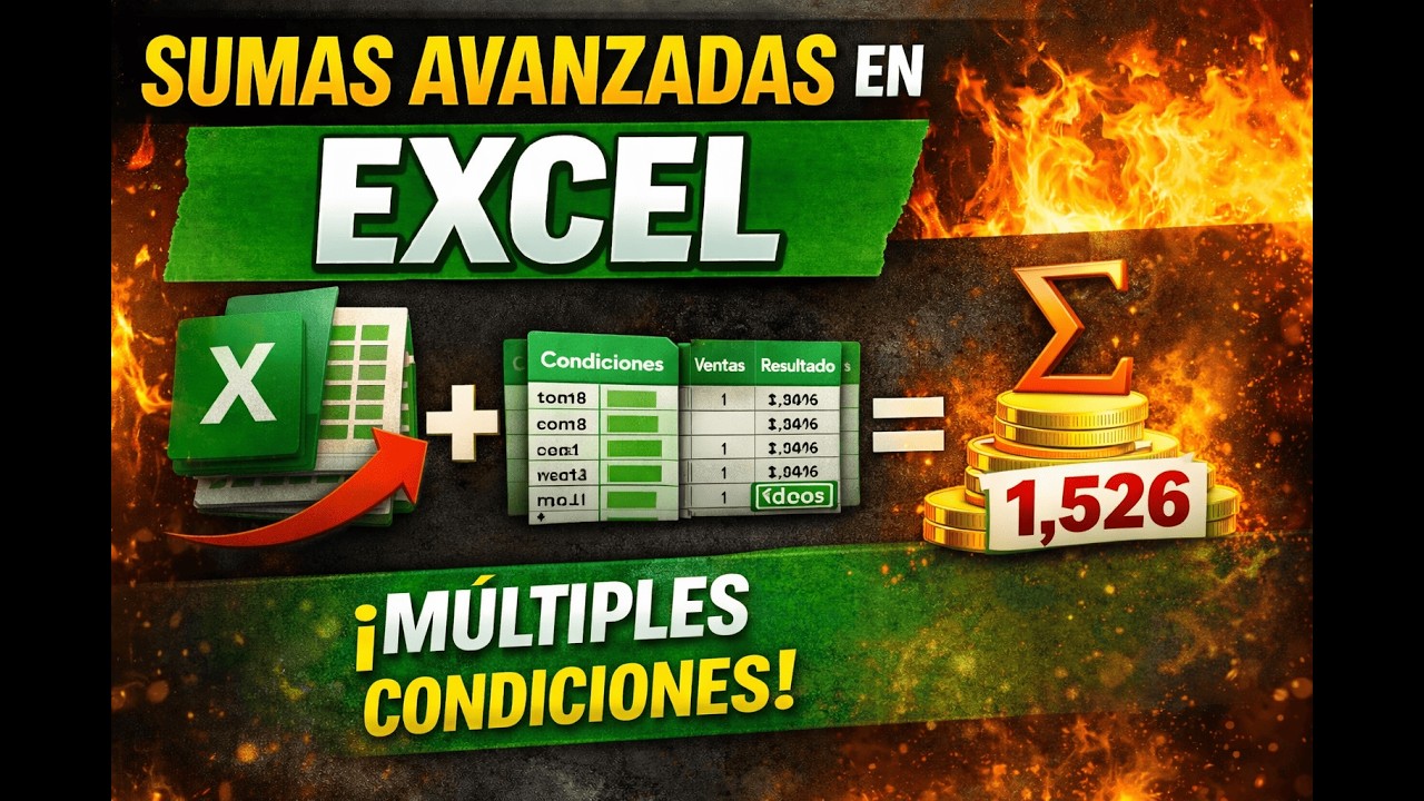 Cómo hacer sumas avanzadas en Excel como un experto (múltiples condiciones)